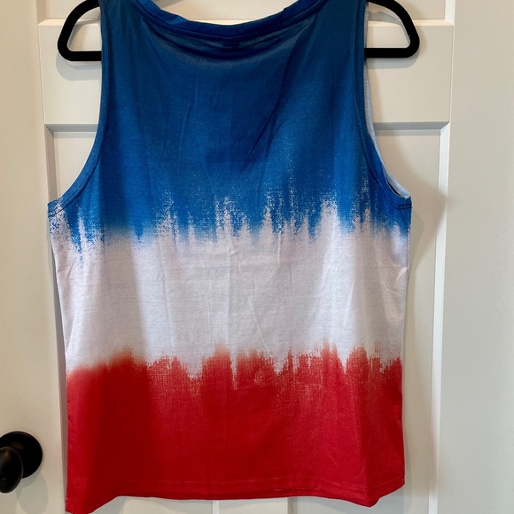 Pixie Lady Tank, Red/White/Blue, L, NWOT - Picture 3 of 4